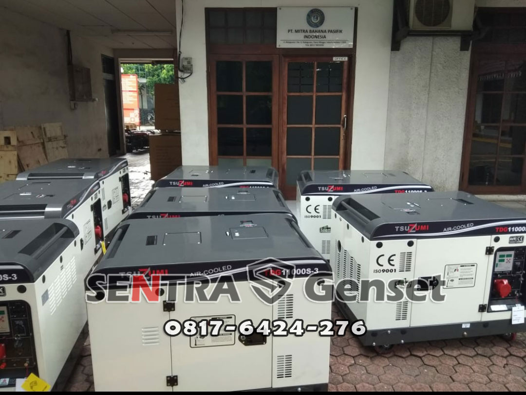 Proyek Genset 10 KVA Menara BTS Indosat TSUZUMI TDG11000S-3