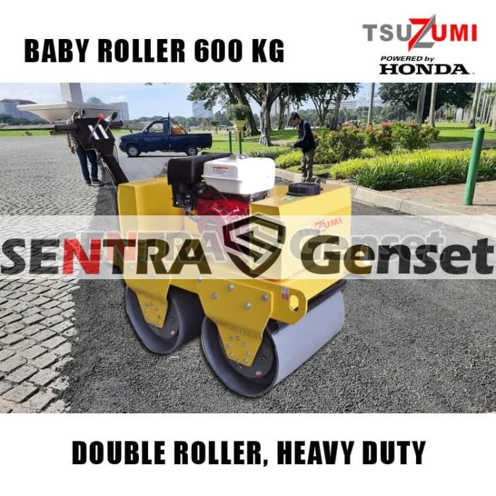 Mesin Baby Roller Double Drum Mesin Pemadat Aspal HONDA TSUZUMI