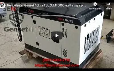 Pengadaan Genset 10kva TSUZUMI 8000 watt single phase 220v – JAMBI