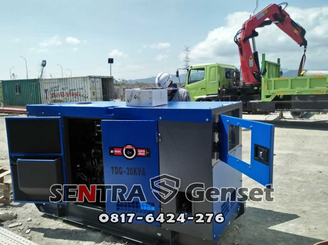 Silent Genset TSUZUMI Japan TDG 30 KVA di ADHI KARYA project