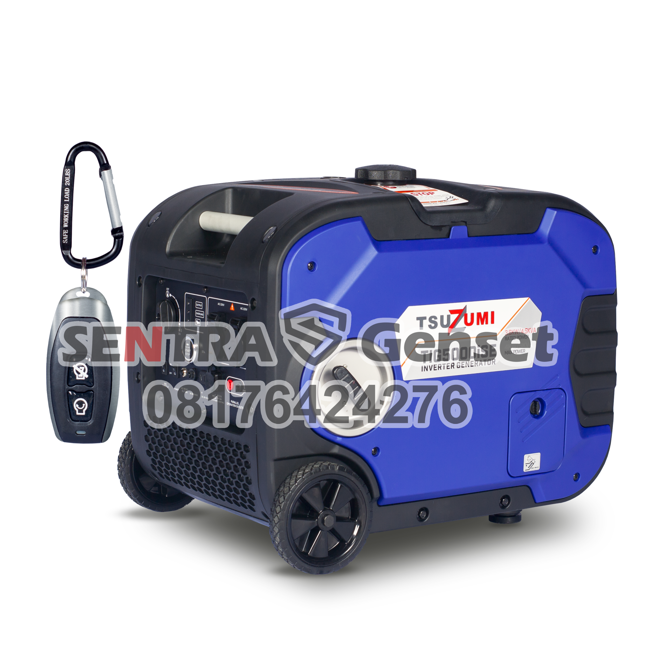 TIG 5000iSE + Remote Generator