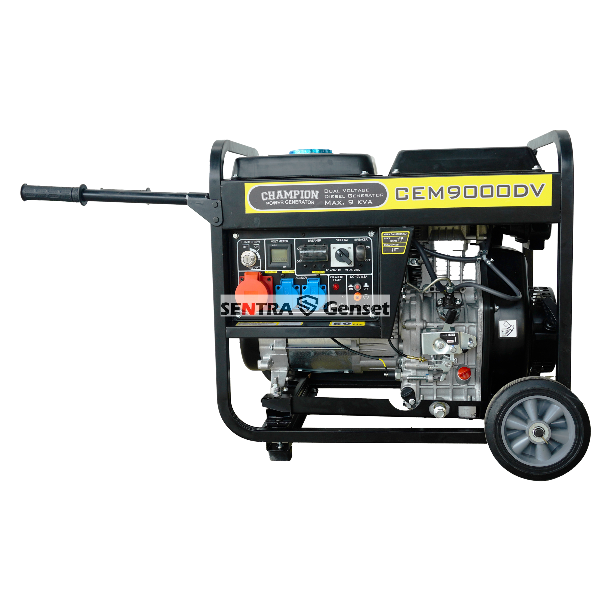 Genset Open 7000 Watt Champion CEM 9000 DV