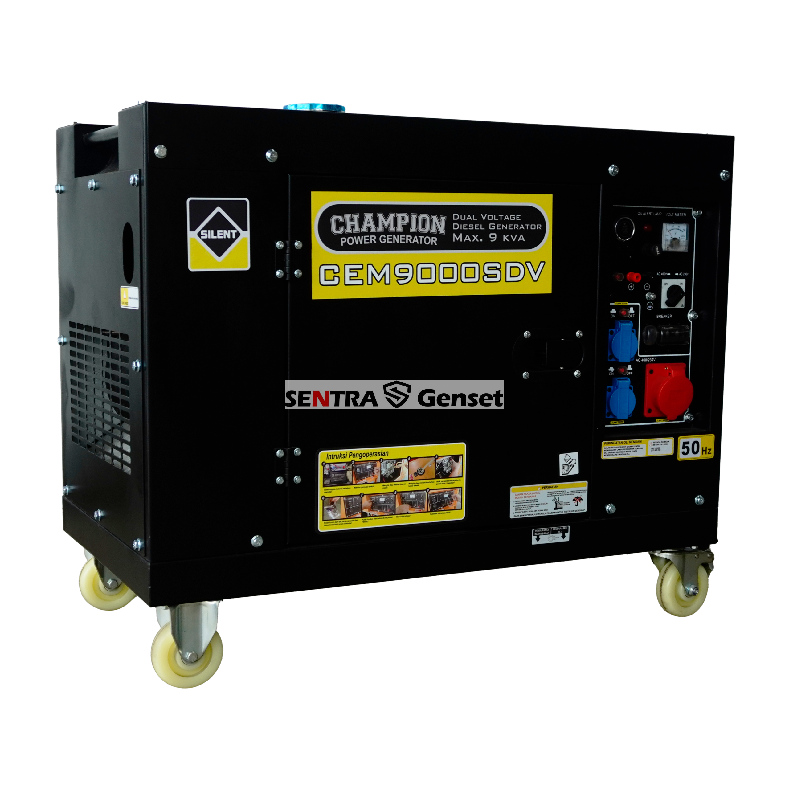 Genset Silent 7000 Watt Champion CEM 9000 SDV - Image 2