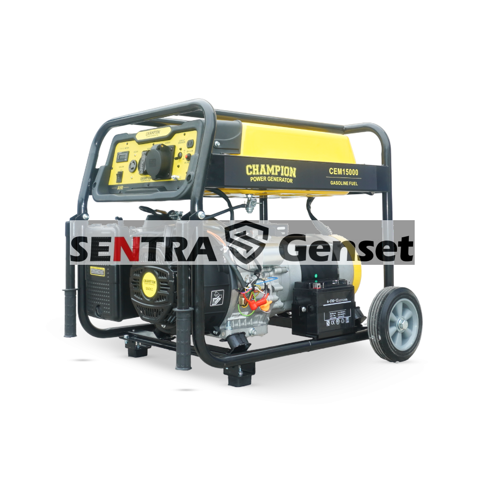 Genset Open 12000 watt Bensin 1 Phase Champion CEM 15000 - Image 3