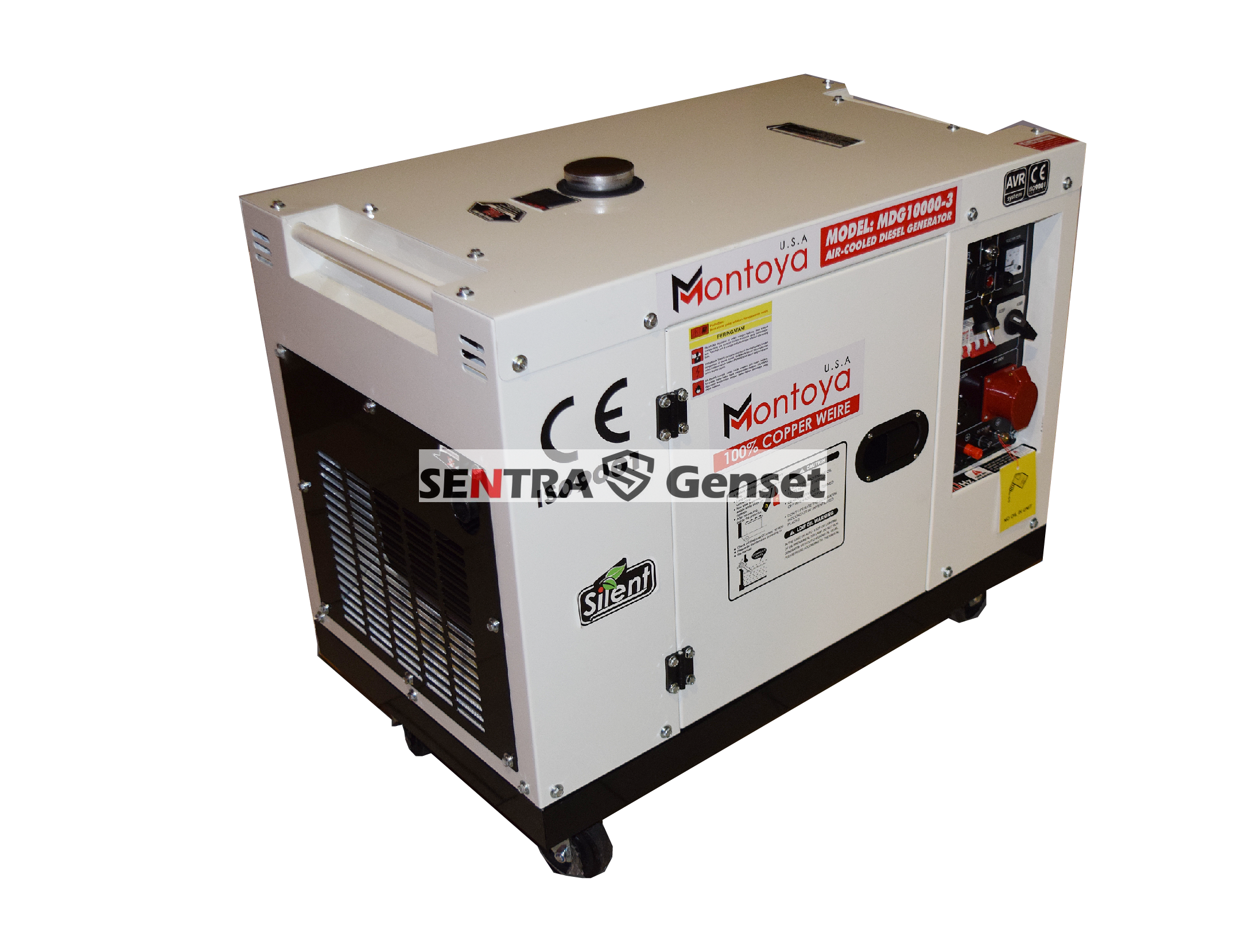 genset silent diesel 9 kva