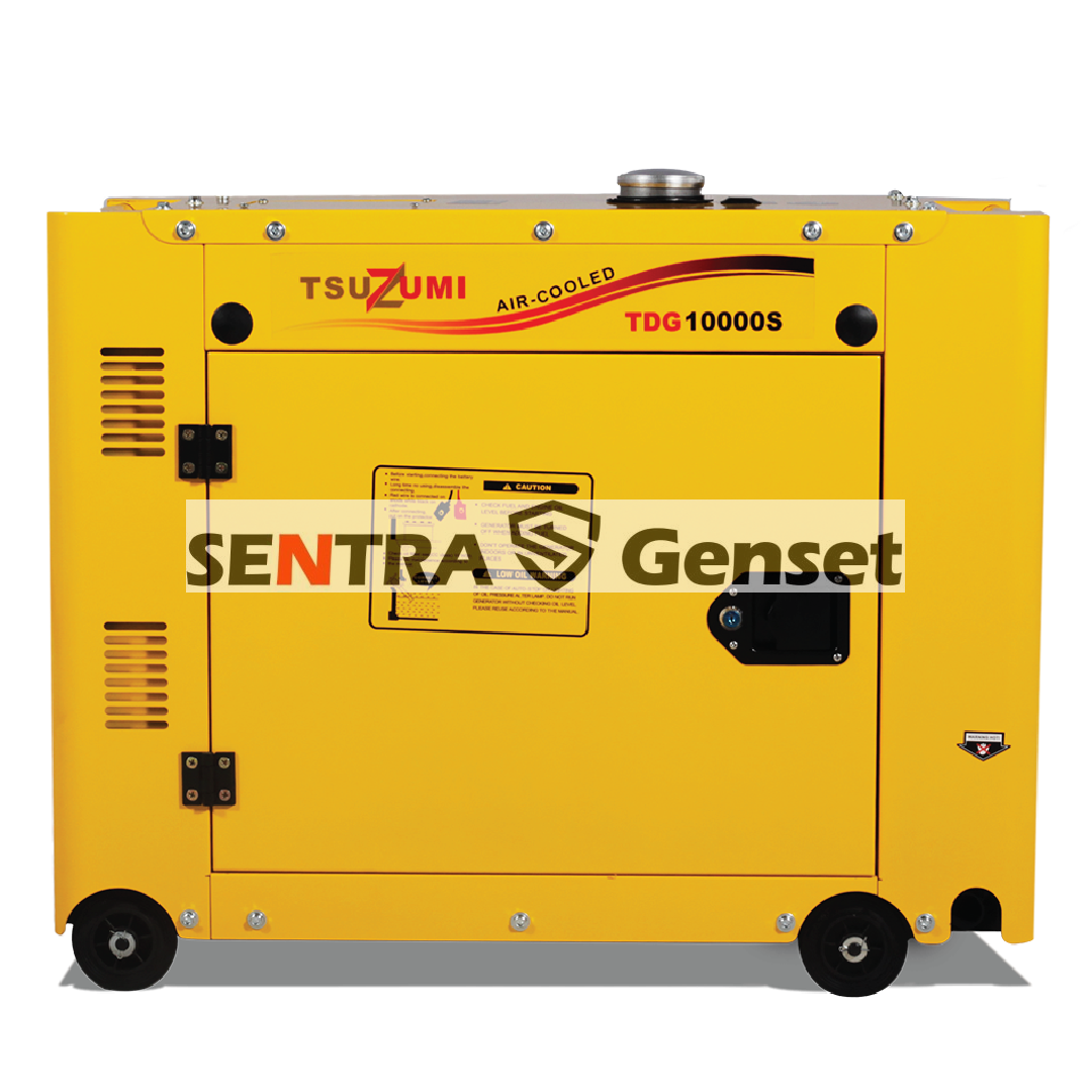 Genset Silent Diesel 7000 Watt 1 Phase Tsuzumi TDG 10000 S