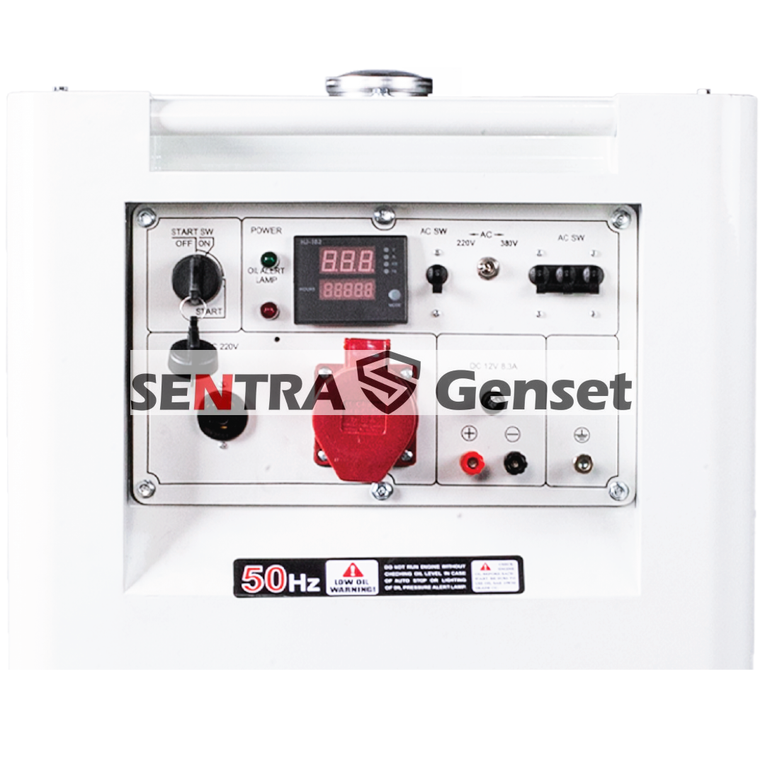 Genset Silent Diesel 9 Kva 7000 watt 3 Phase Tsuzumi TDG 10000 SDV - Image 3