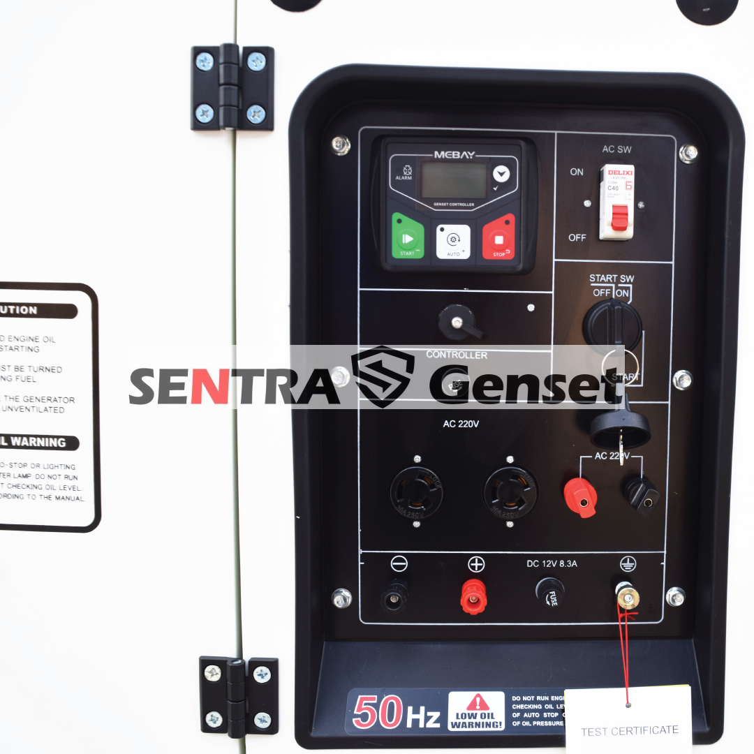 Genset Diesel Silent 10 Kva 8000 8500 watt 1 Phase Tsuzumi TDG 11000 S - Image 5