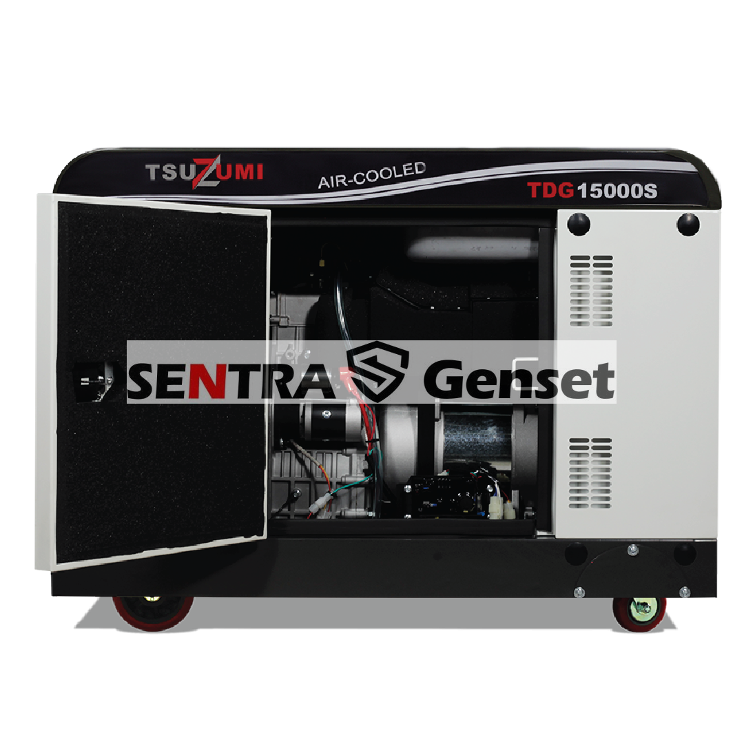 Genset 15 kva Silent Diesel 10000 watt 1 Phase Tsuzumi TDG 15000 S - Image 5