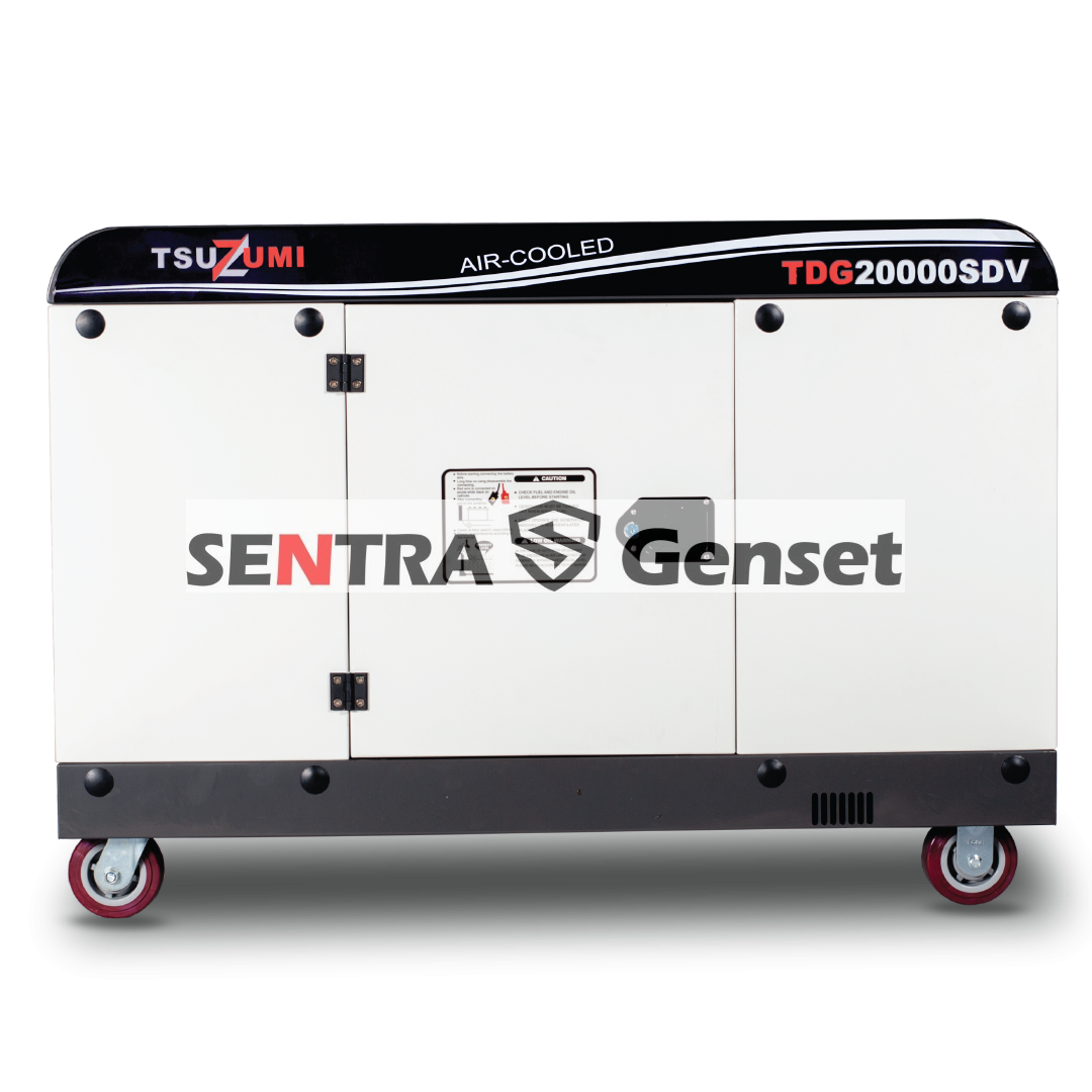 Genset 20 kva 16000 watt 3 Phase Silent Diesel Tsuzumi TDG 20000 SDV - Image 5
