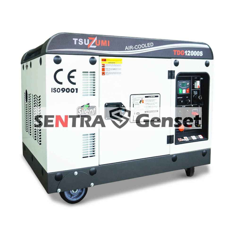 Genset Silent Diesel 12 Kva 1 Phase Tsuzumi TDG 12000 S - Image 2
