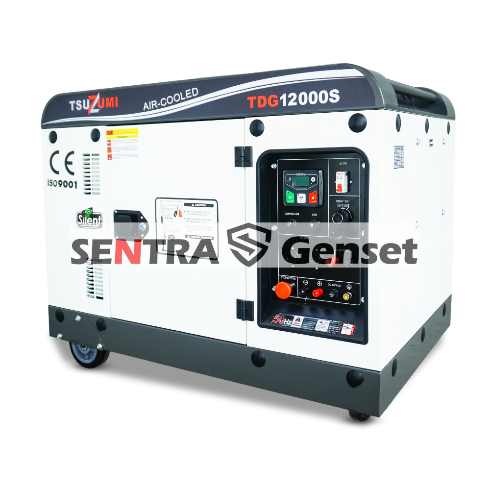 Genset Silent Diesel 12 Kva 1 Phase Tsuzumi TDG 12000 S - Image 3