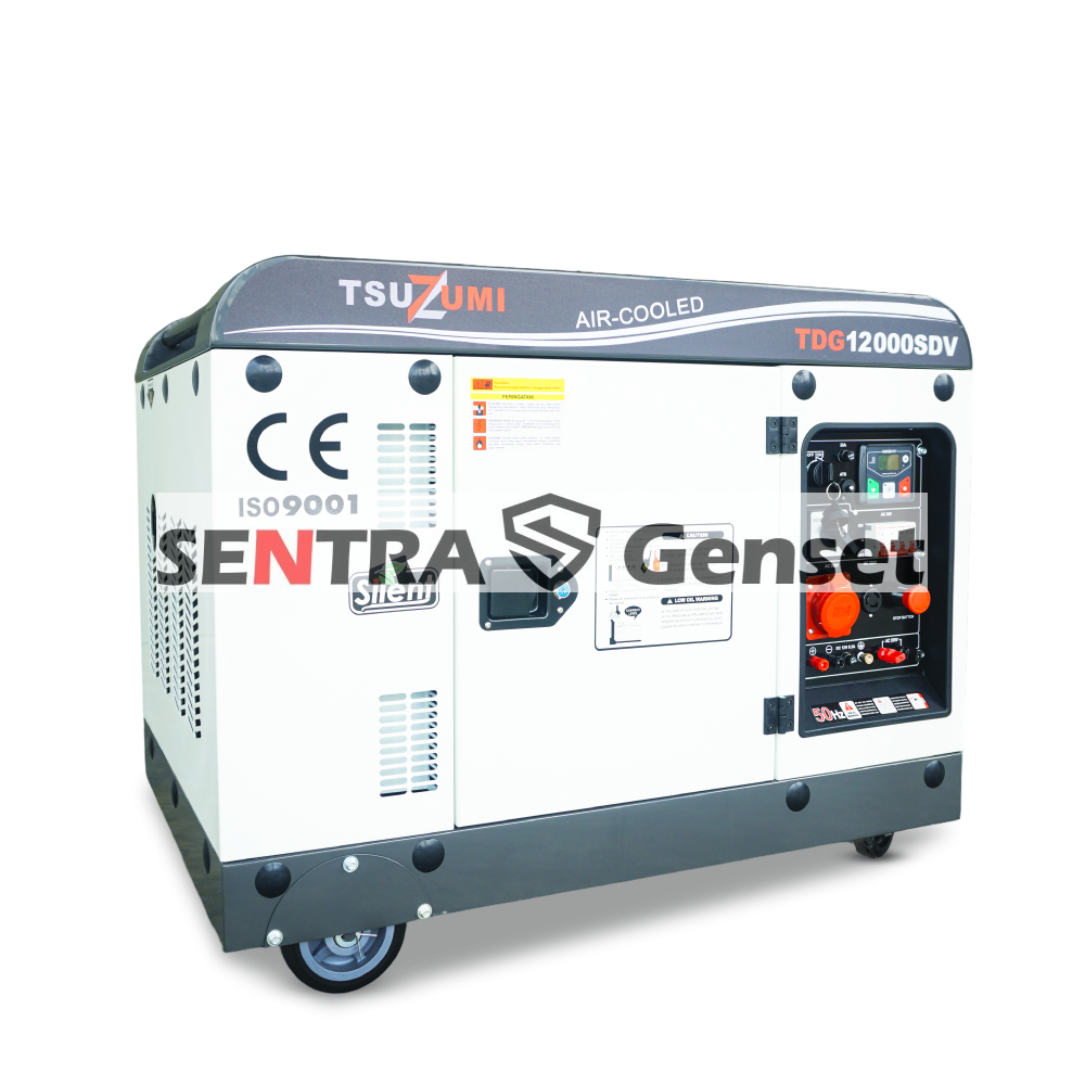 Genset Silent Diesel 12 Kva 3 Phase Tsuzumi TDG 12000 SDV - Image 4