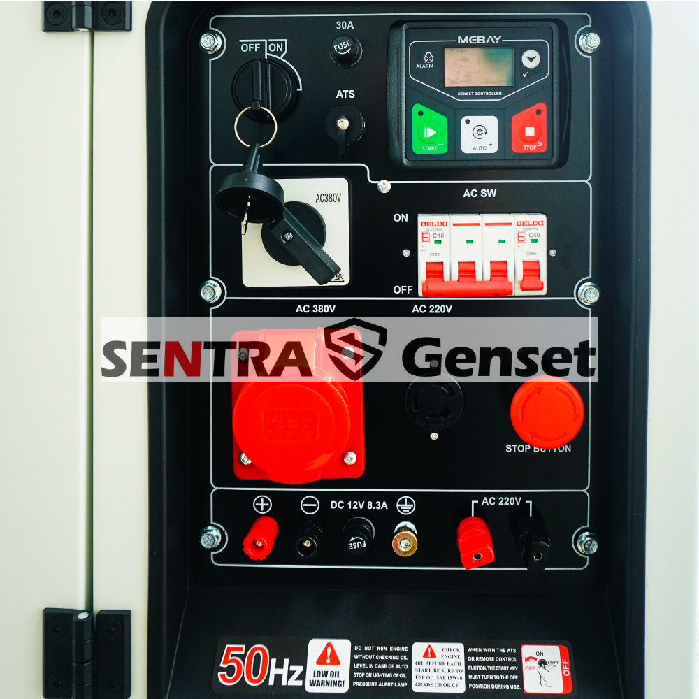 Genset Silent Diesel 12 Kva 3 Phase Tsuzumi TDG 12000 SDV - Image 5