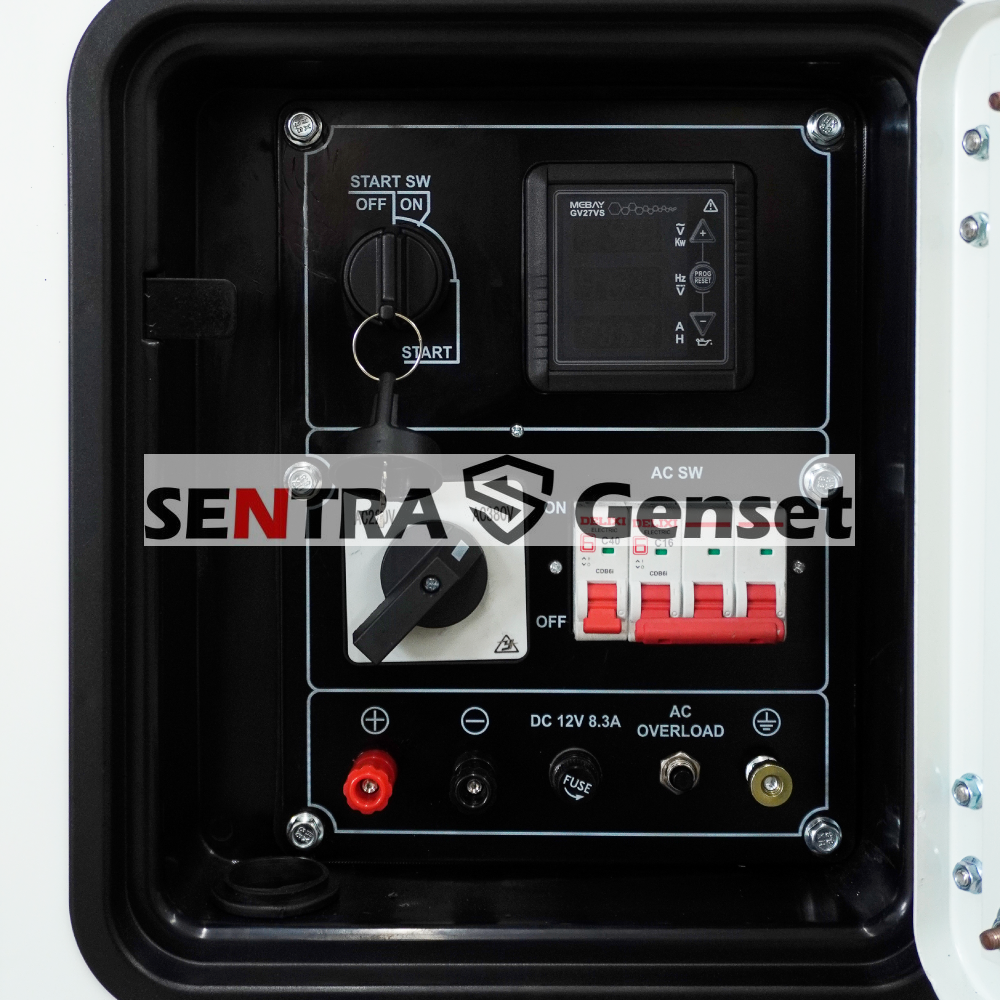 Genset Silent Diesel 10 Kva 3 Phase Tsuzumi TDN 11000 SDV Remote - Image 6