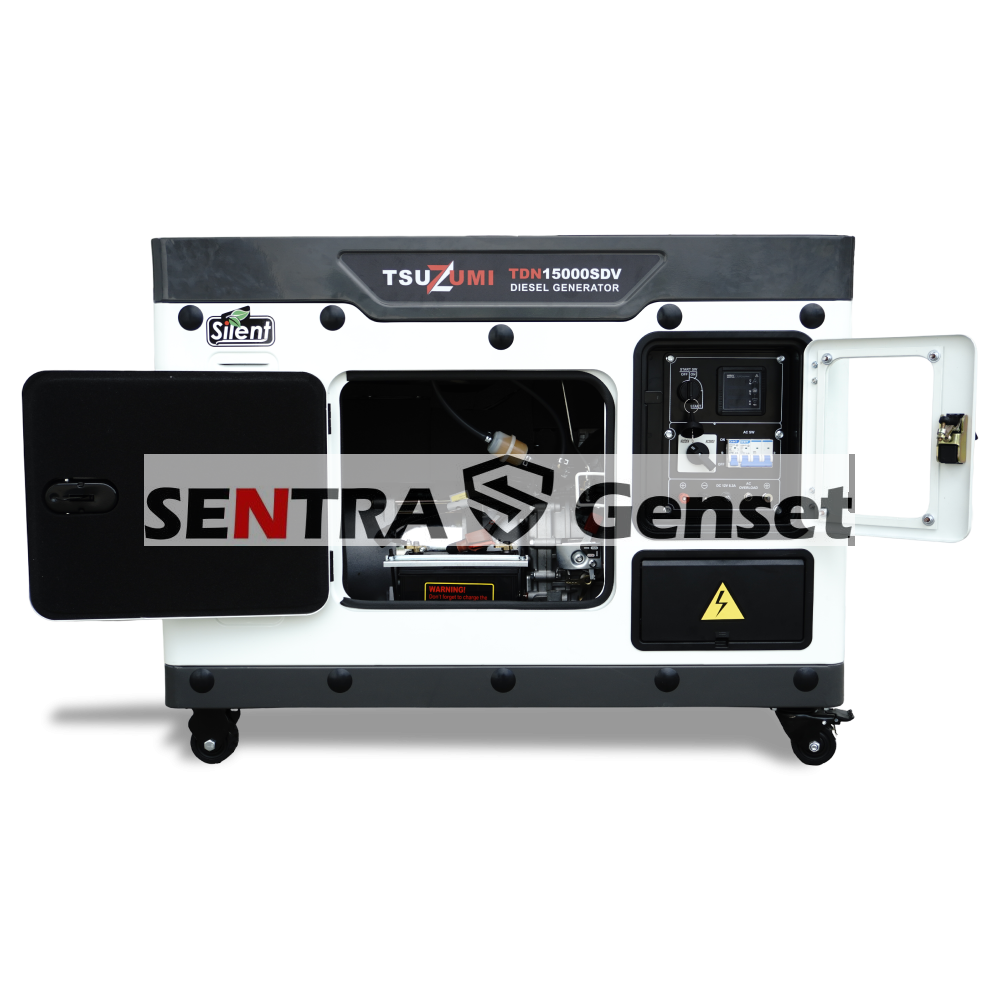Genset Silent Diesel 15 Kva Tsuzumi TDN 15000 SDV Remote - Image 6