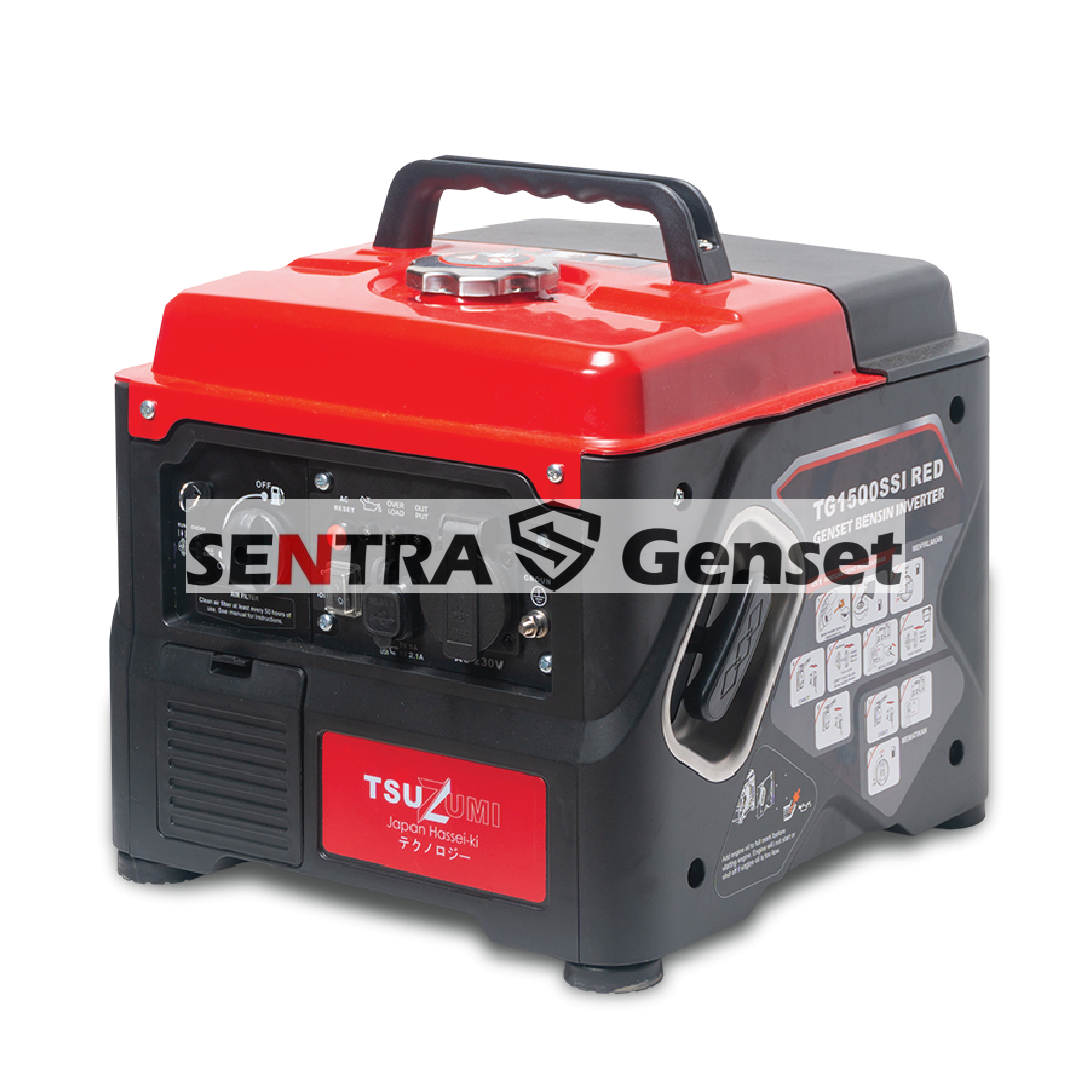 Jual Genset 1000 watt Silent Inverter Tsuzumi TG 1500 SSI
