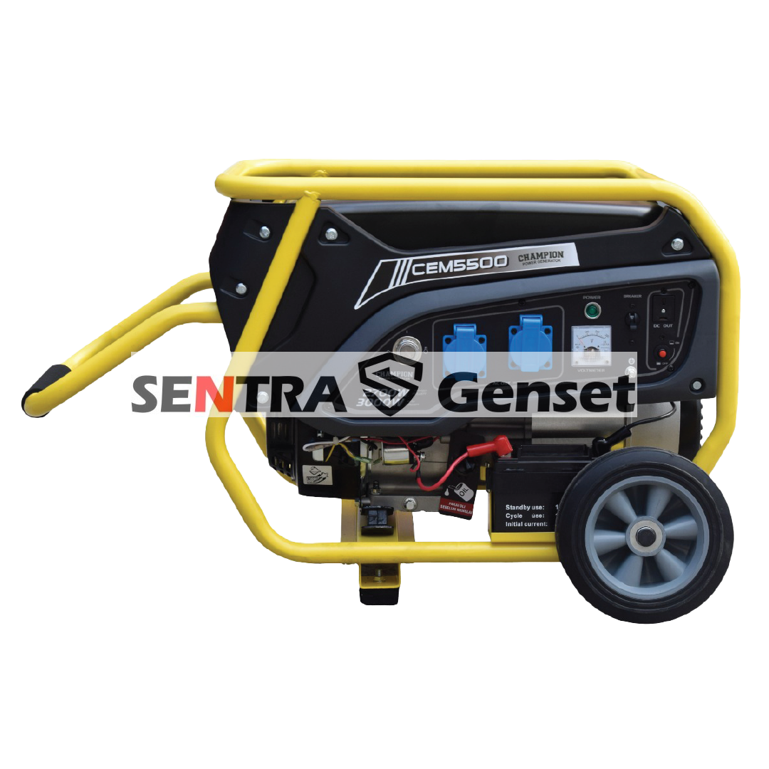 Genset 3000 Watt Open Bensin Champion CEM 5500 - Image 2