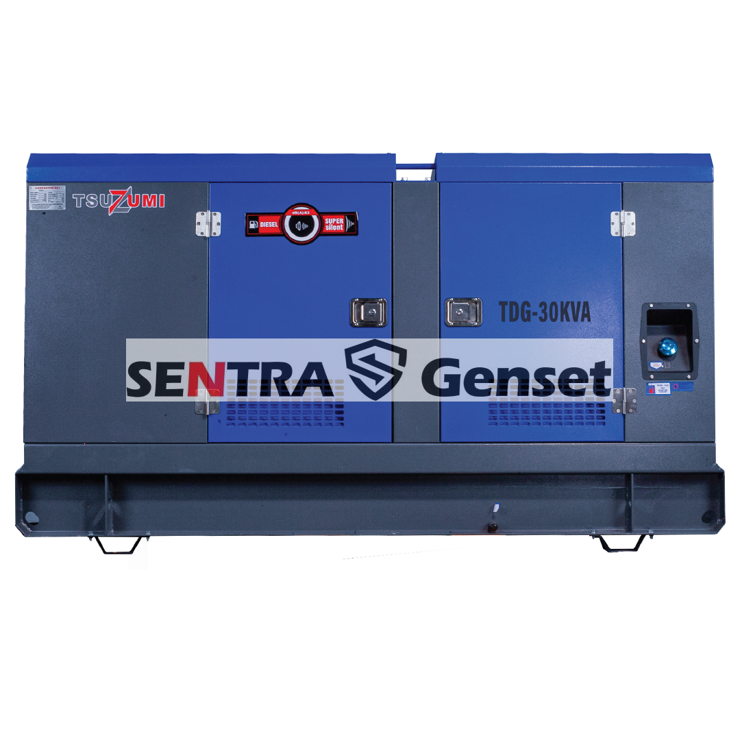 Genset Silent Diesel 30 Kva Tsuzumi TDG 30 Kva