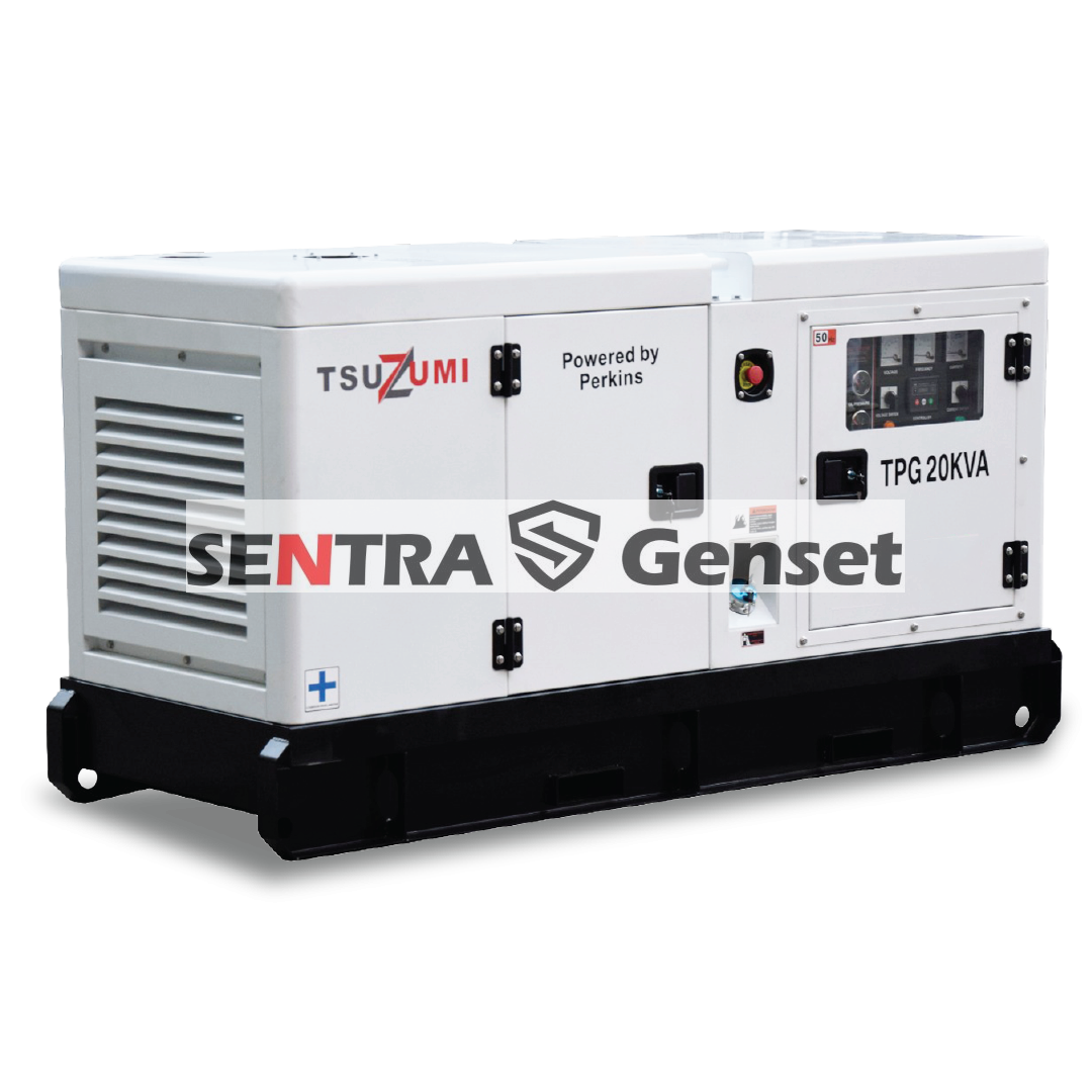 Genset 20 Kva Silent Diesel Tsuzumi TPG 20 Kva