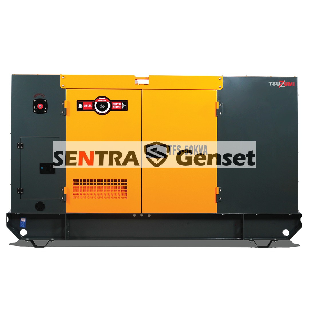 Genset Silent Diesel 50 KVA 40 KW Tsuzumi TFS 50 KVA