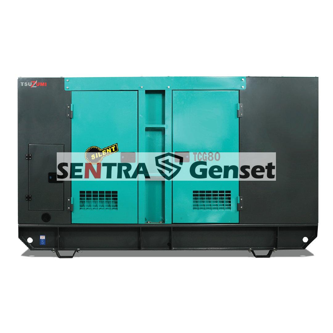 genset silent diesel 80 kva