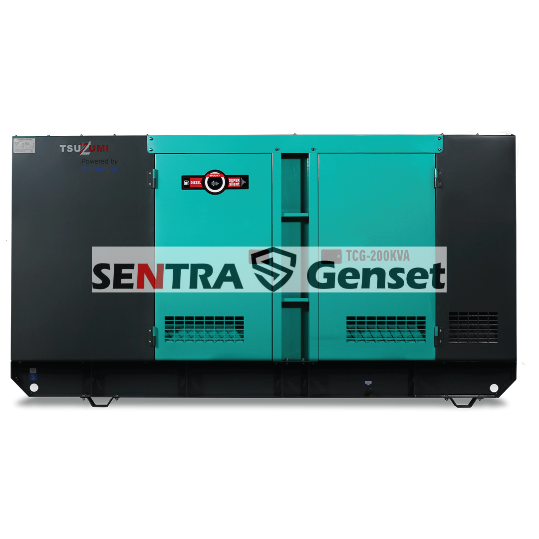 genset silent diesel 200 kva