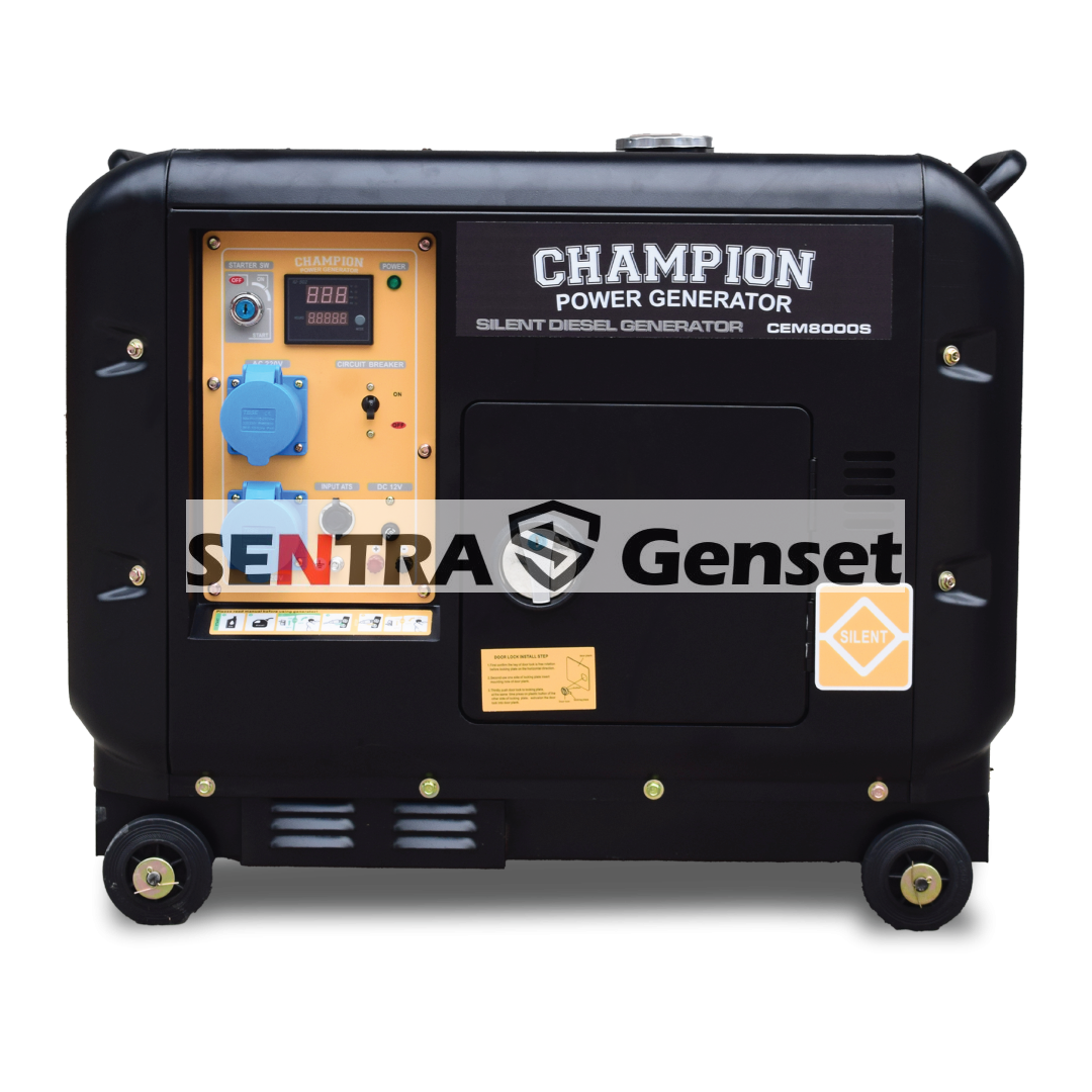 Genset Silent Solar 5 KVA Champion CEM 8000 S