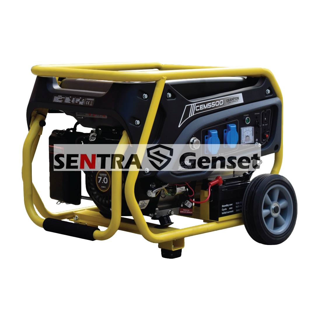 Genset 3000 Watt Open Bensin Champion CEM 5500