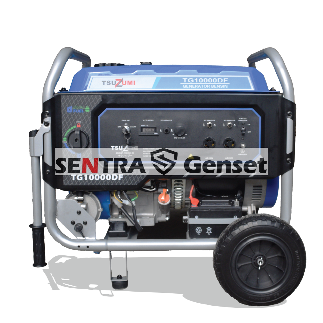 Genset 10 kva 1 phase bensin & Lpg Tsuzumi TG 10000 DF - Image 2