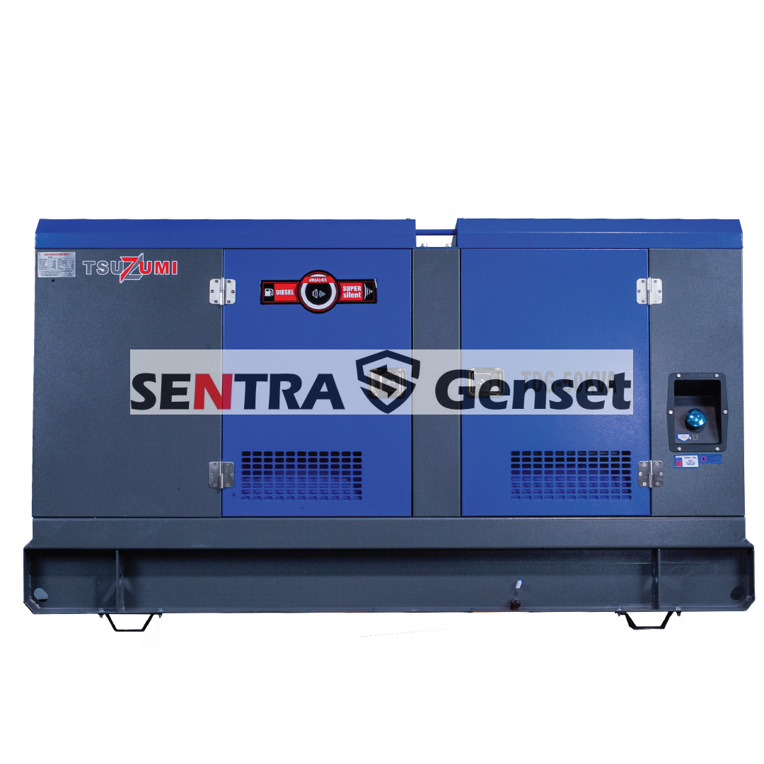 Genset 50 kva 40000 watt Silent Diesel Tsuzumi TDG 50 Kva