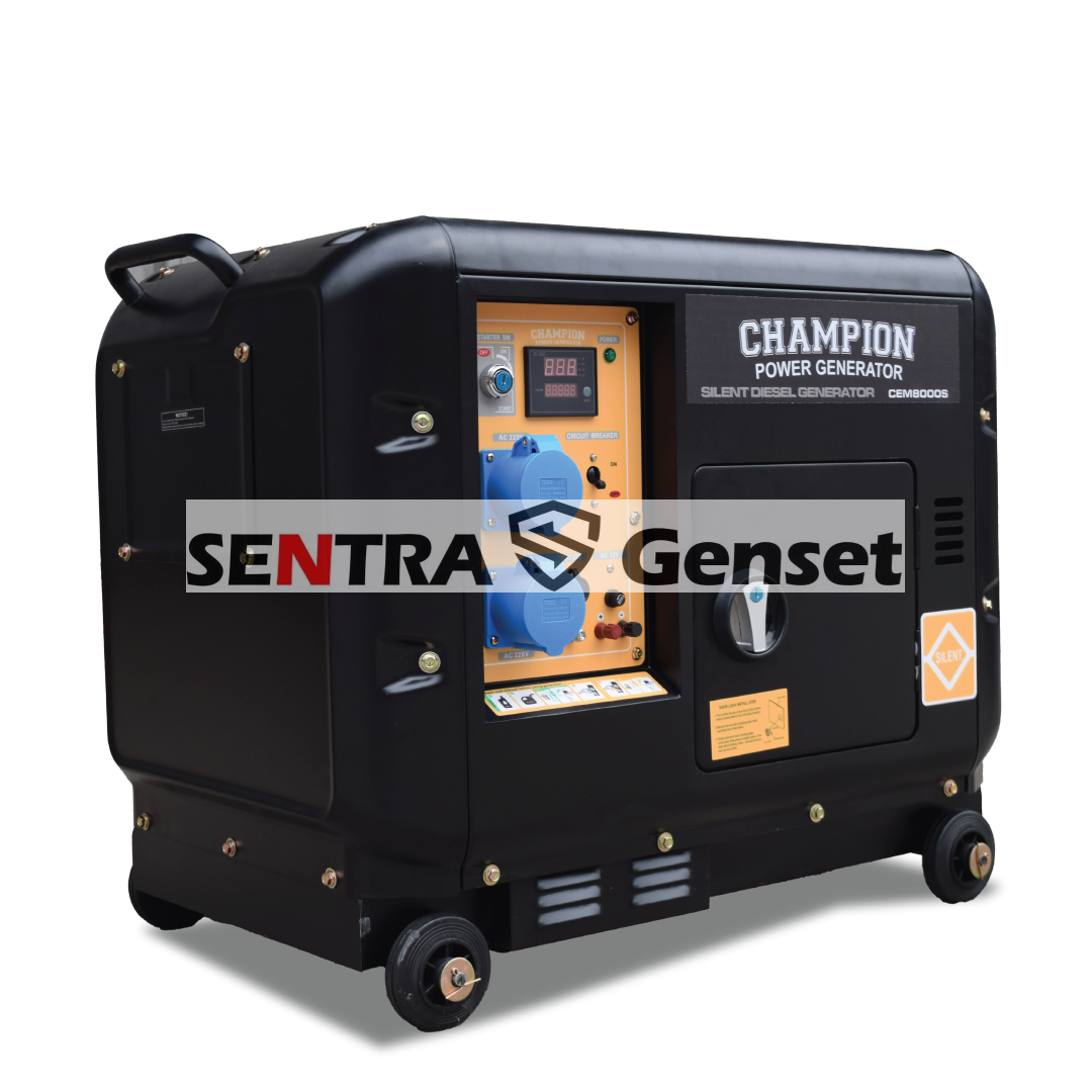 Genset Silent Solar 5 KVA Champion CEM 8000 S - Image 2