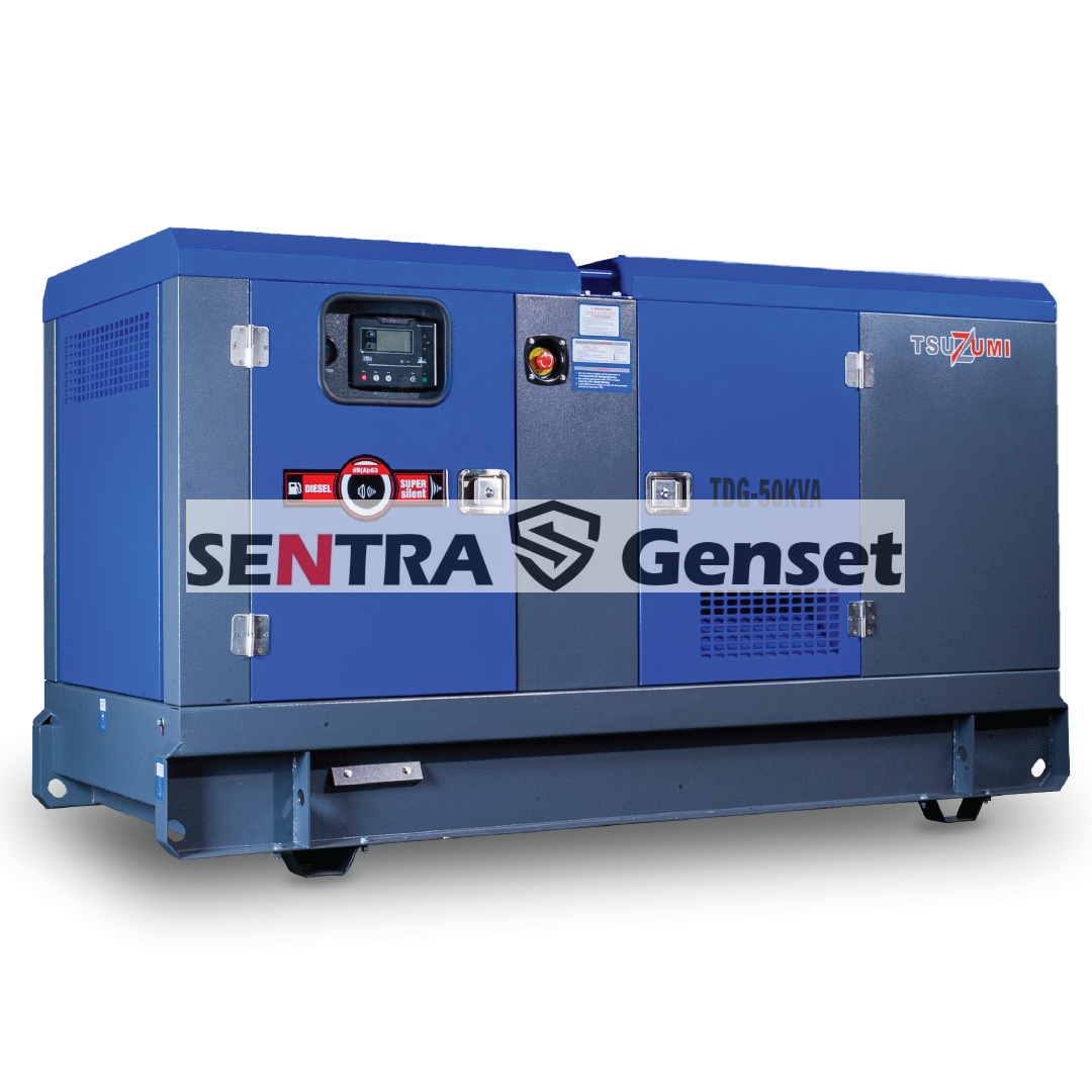 Genset 50 kva 40000 watt Silent Diesel Tsuzumi TDG 50 Kva - Image 3