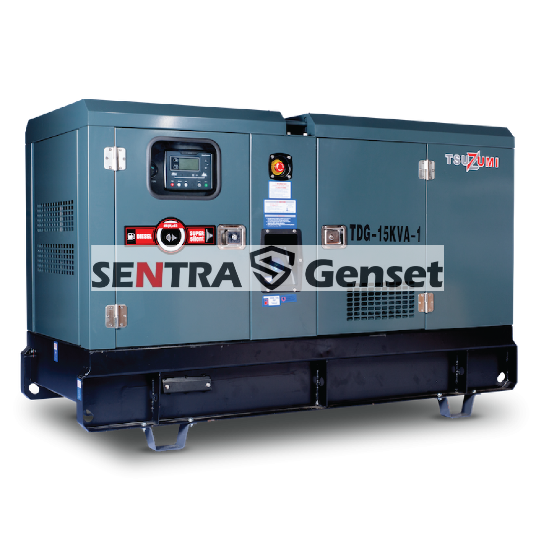 Genset 15 Kva 1 Phase 12000 Watt Diesel Tsuzumi TDG 15 kva-1