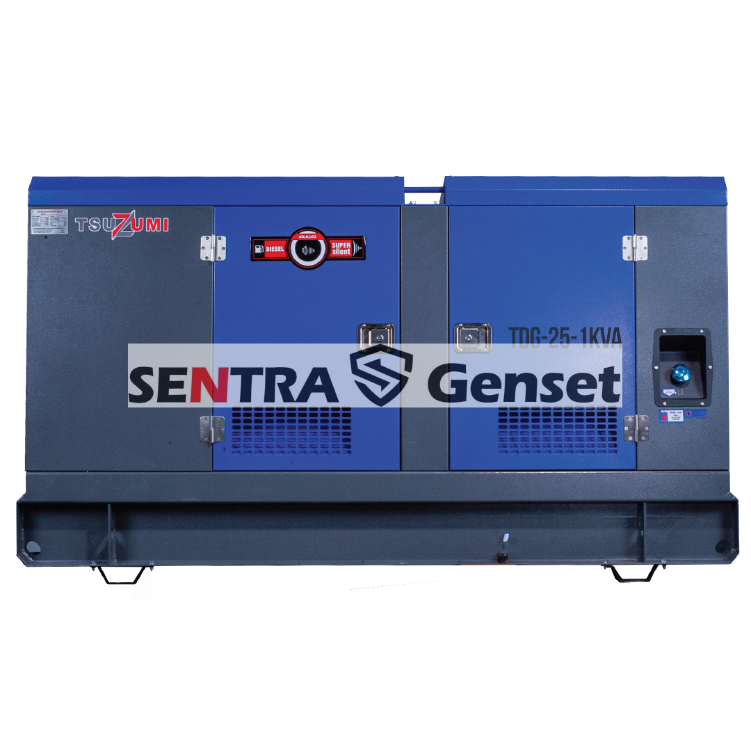 Genset 25 Kva 20 Kw 1 Phase Silent Diesel Tsuzumi TDG 25-1 - Image 2