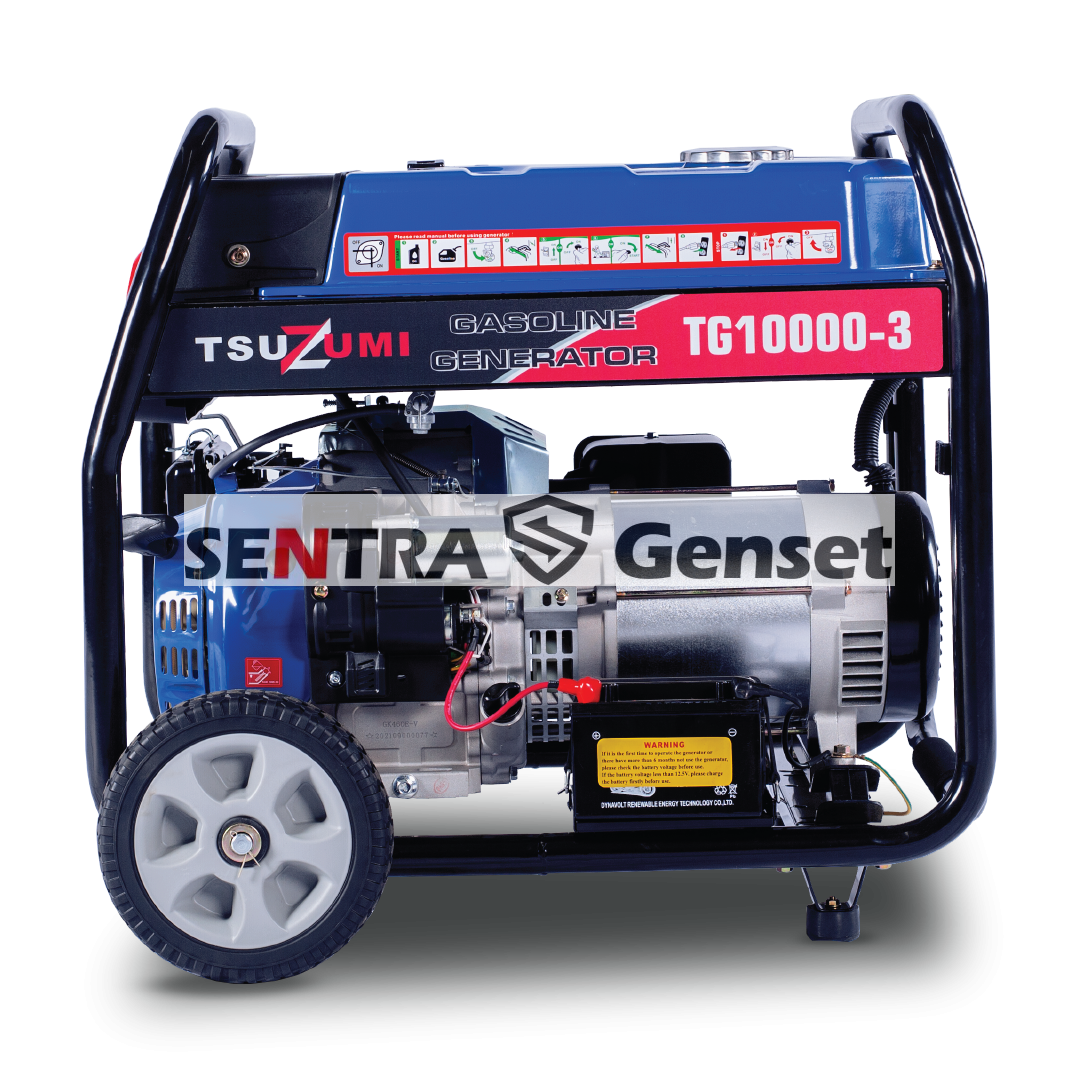 Genset 10 Kva 3 Phase Bensin Tsuzumi TG 10000-3 - Image 4