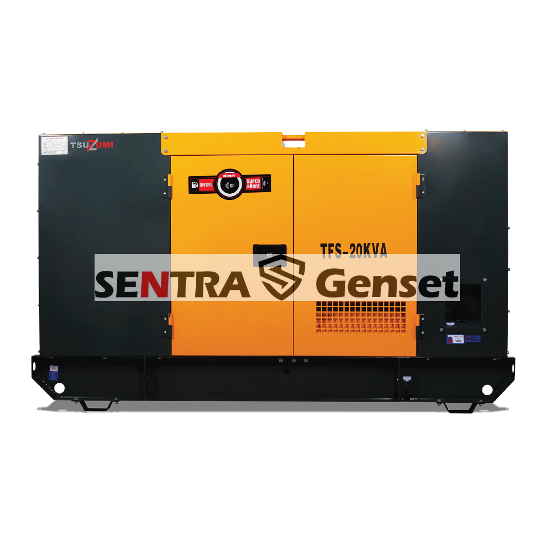 Genset 20 Kva 16 Kw Silent Diesel Tsuzumi TFS 20 Kva - Image 3