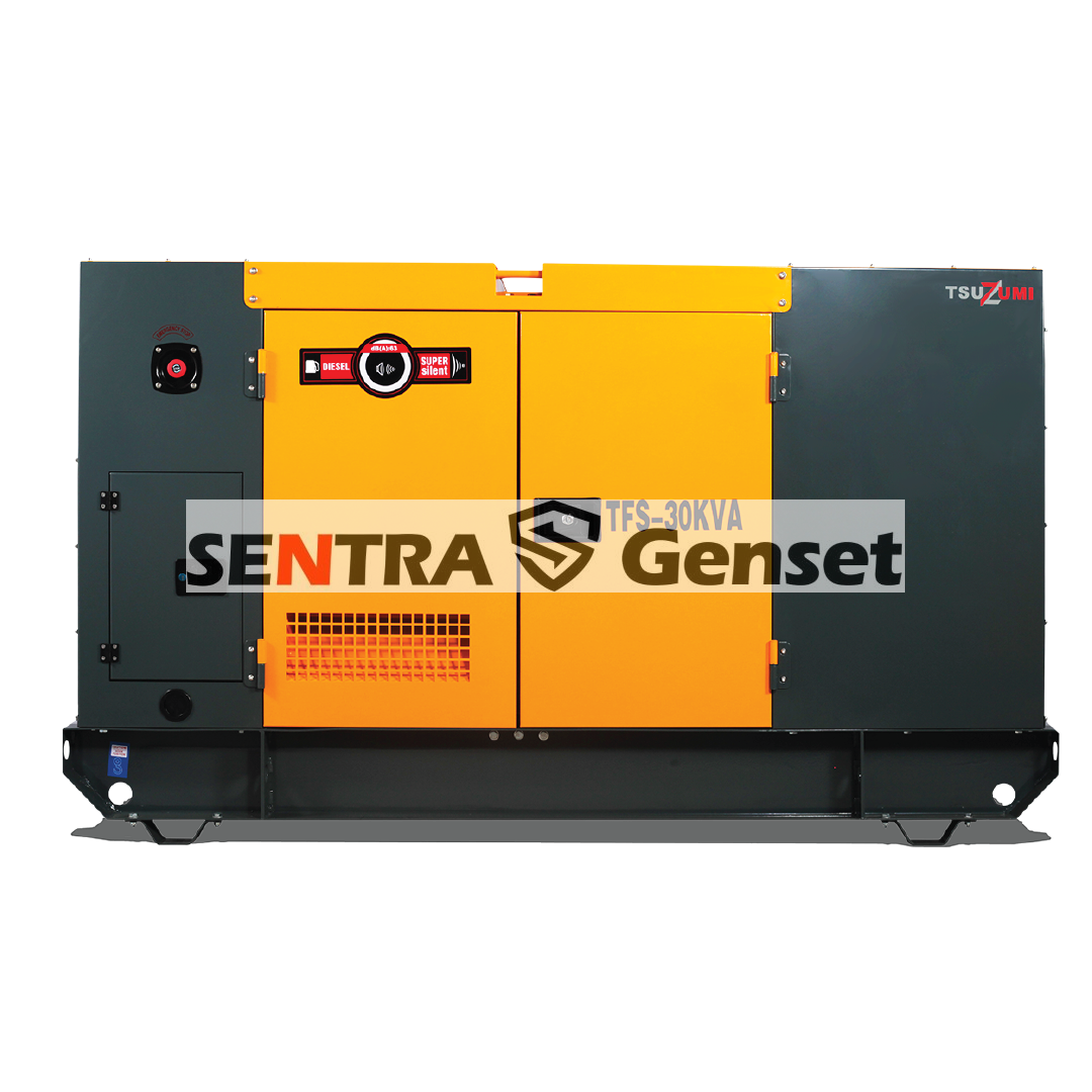 Genset 30 Kva 24 Kw 3 Phase Silent Diesel Tsuzumi TFS 30 Kva - Image 3