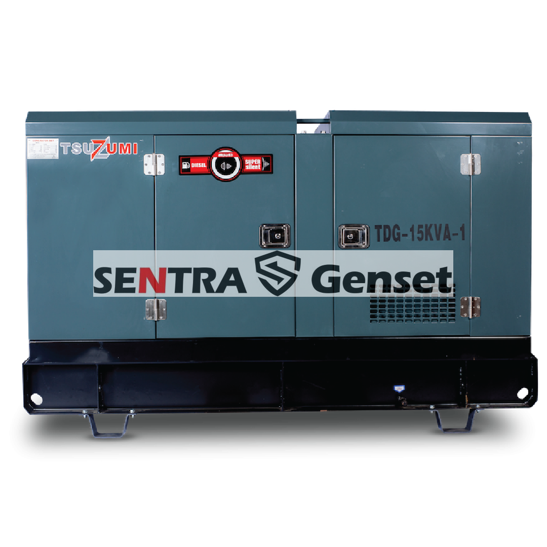 Genset 15 Kva 1 Phase 12000 Watt Diesel Tsuzumi TDG 15 kva-1 - Image 2