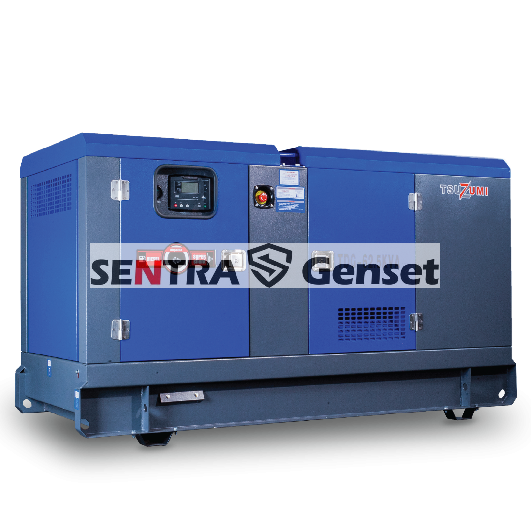 Genset 60 Kva 50 kw 3 Phase Silent Diesel Tsuzumi TDG 62,5 kva - Image 2