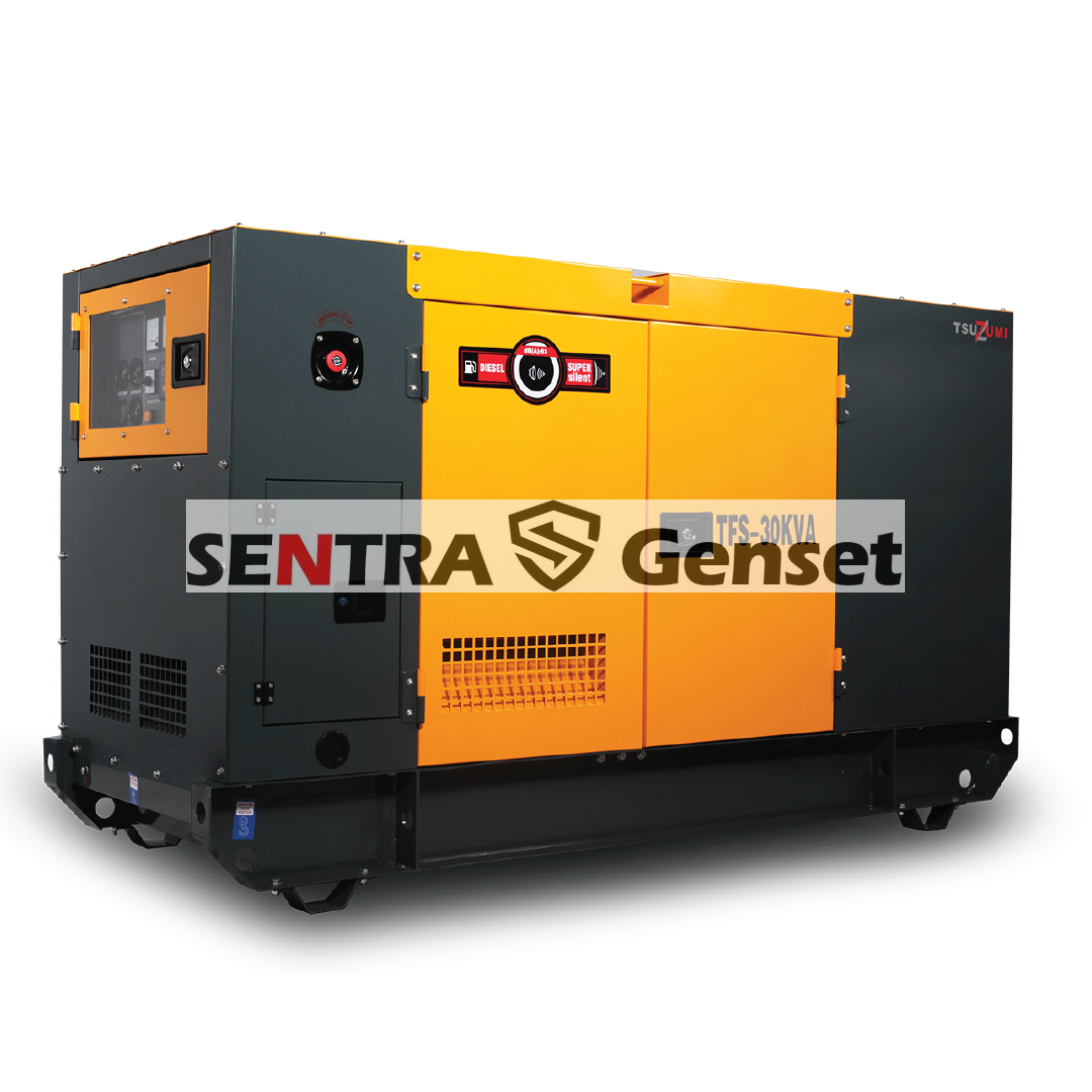 Genset 30 Kva 24 Kw 3 Phase Silent Diesel Tsuzumi TFS 30 Kva - Image 2