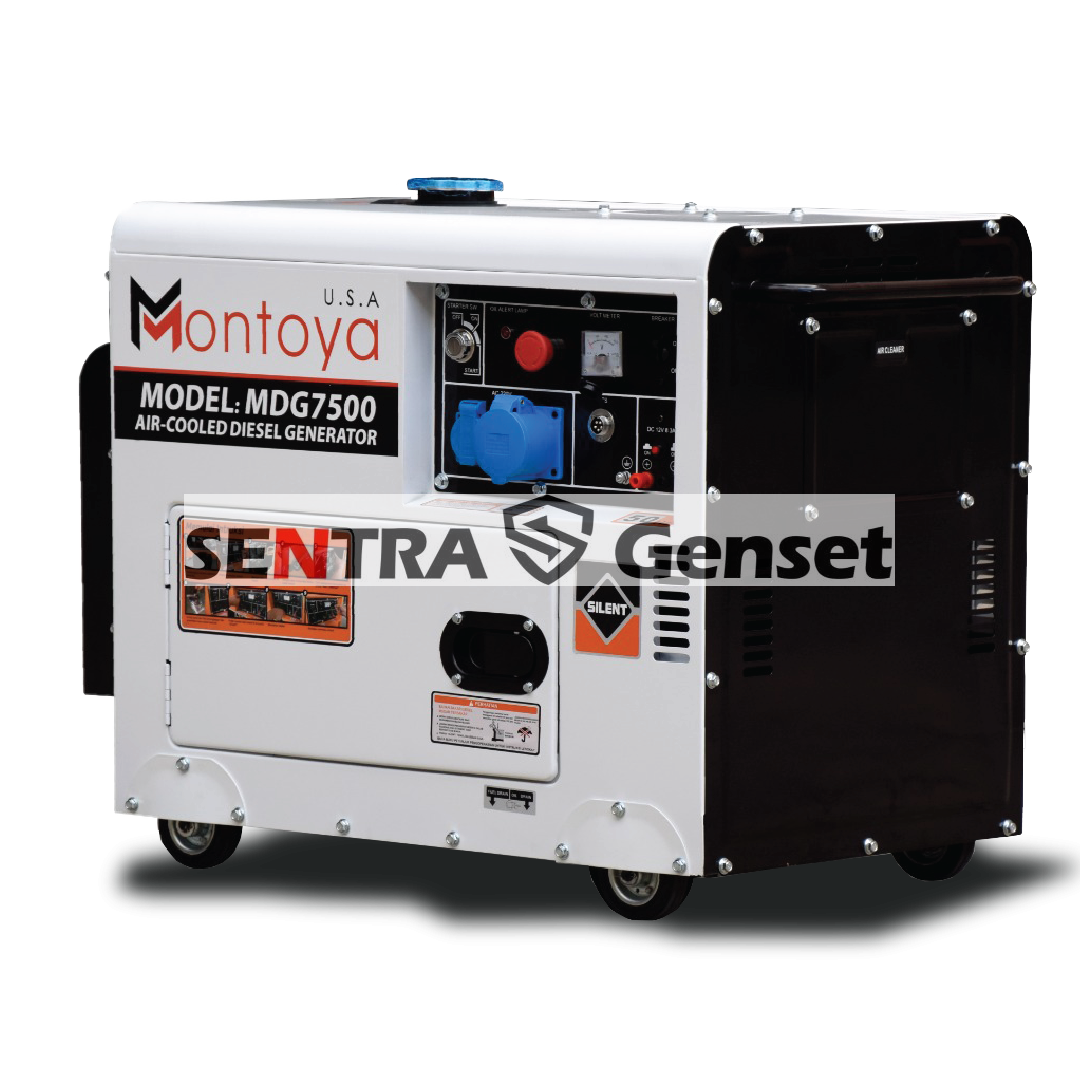 Genset Silent Diesel 5000 watt Montoya MDG 7500 - Image 2