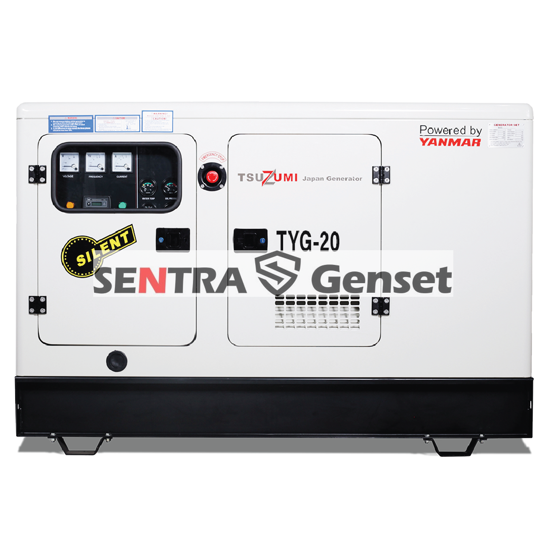 genset silent diesel 20 kva
