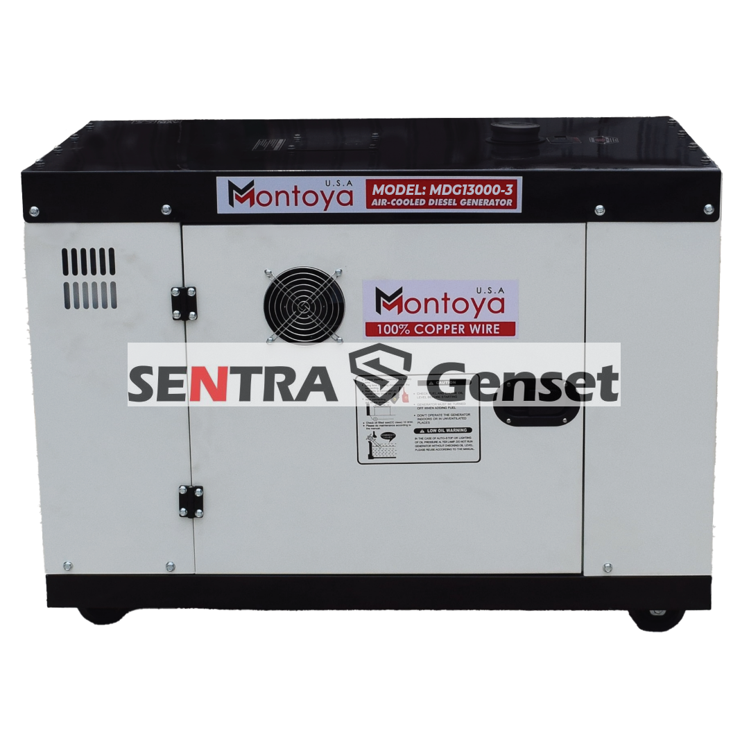 Genset Silent Diesel 12 Kva Montoya MDG 13000-3 - Image 2