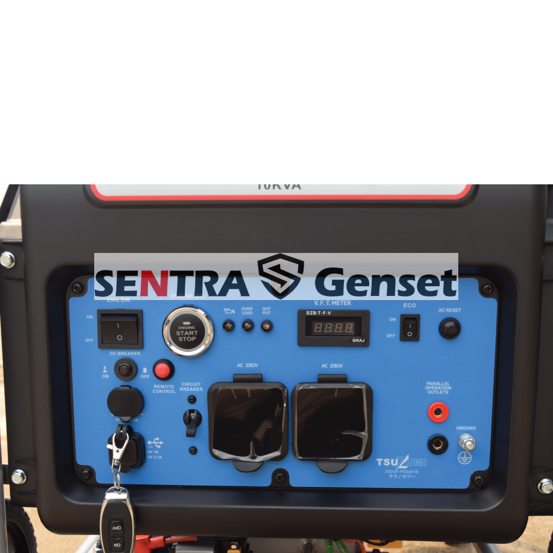 Genset semi silent inverter 10 kva Tsuzumi TG 10000 SSI - Image 6
